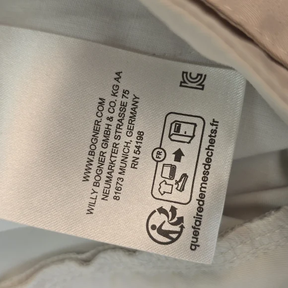 $299 BOGNER Women's Ivory Sport Celia Shorts Size EU 34/ US 4
